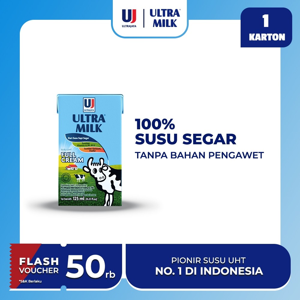 Ultra Milk Full Cream 125 ml