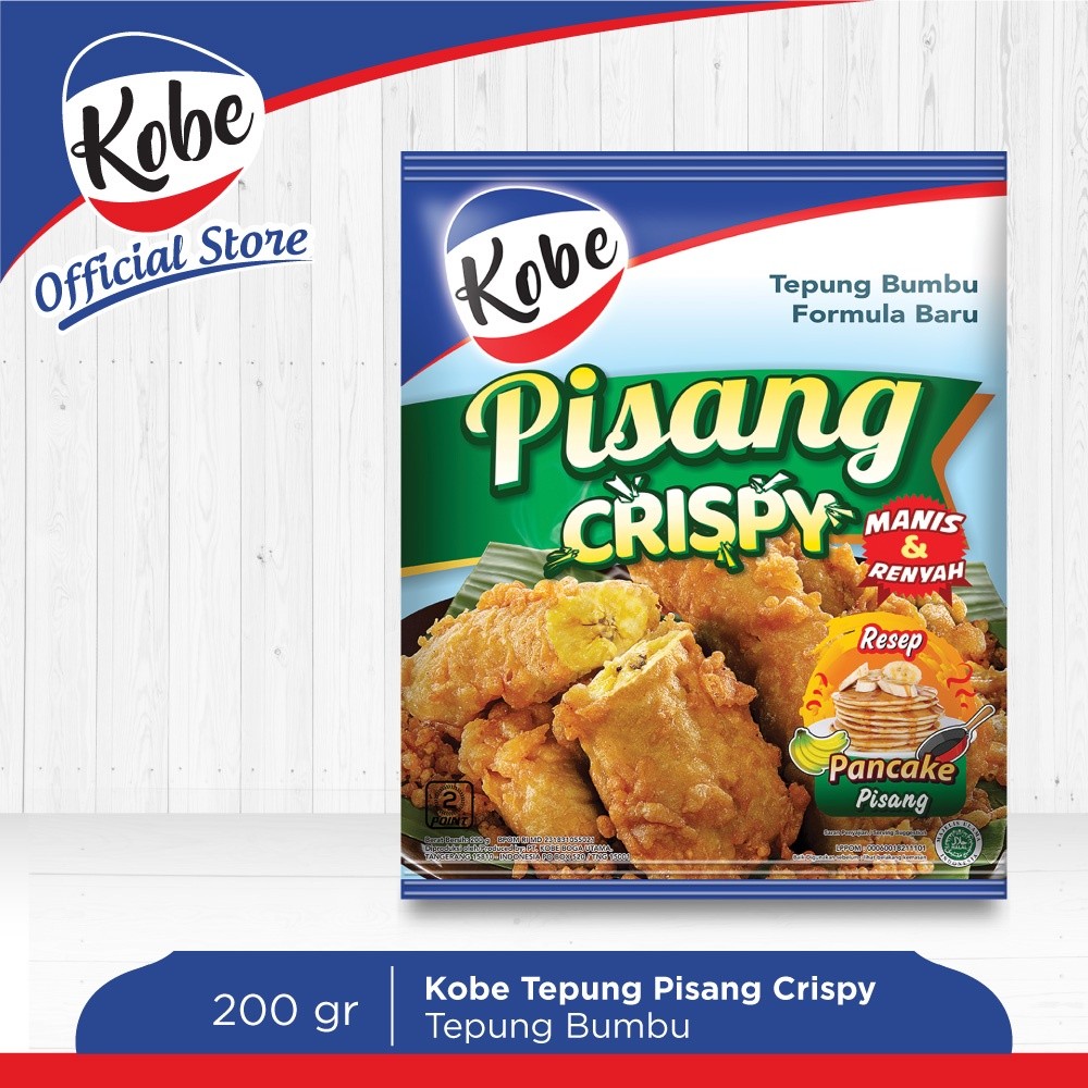 Kobe Tepung Bumbu Pisang Goreng Crispy 200gr