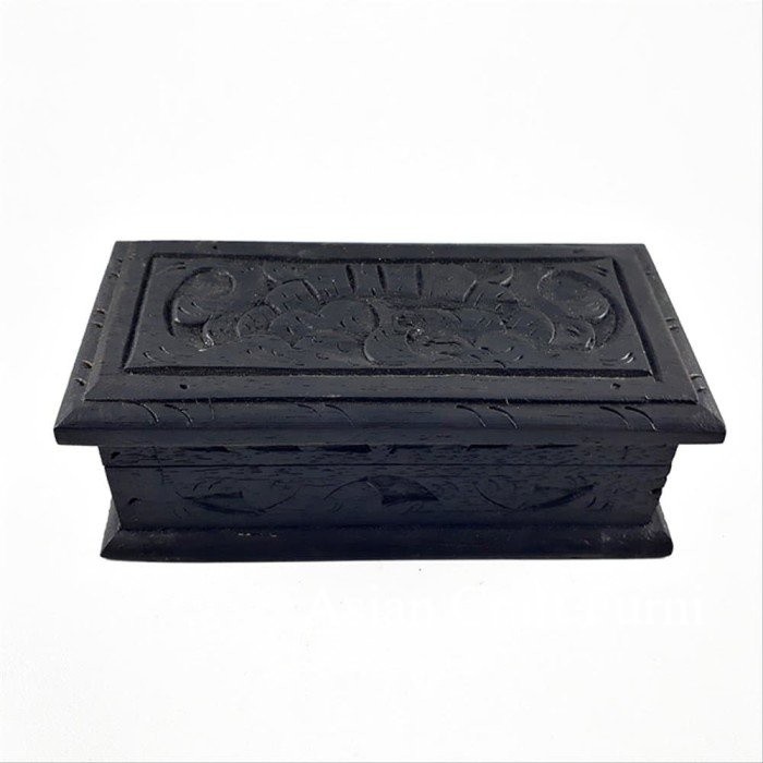 Box Kotak Ukiran Kayu Tempat Perhiasan Pusaka Jimat Mustika Termurahhh ACF7878