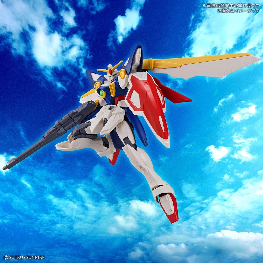 Fast Shipping Bandai Anime EG WING GUNDAM 1/144 Build Strike Gundam Original Model Toys Action Figur