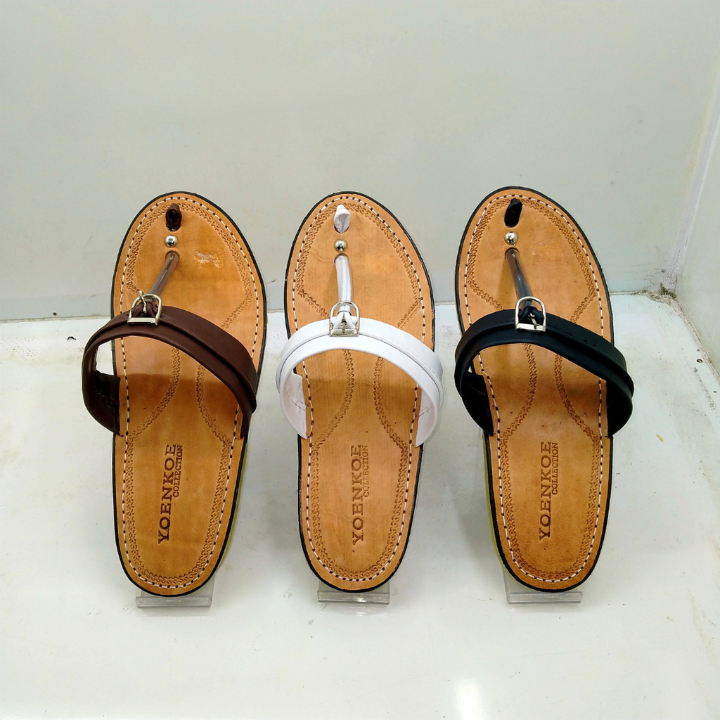 TARUMPAH KULIT PRIA DEWASA / SANDAL JEPIT TARUMPAH KULIT/SANDAL PRIA DEWASA TARUMPAH TASIK YOENKOE