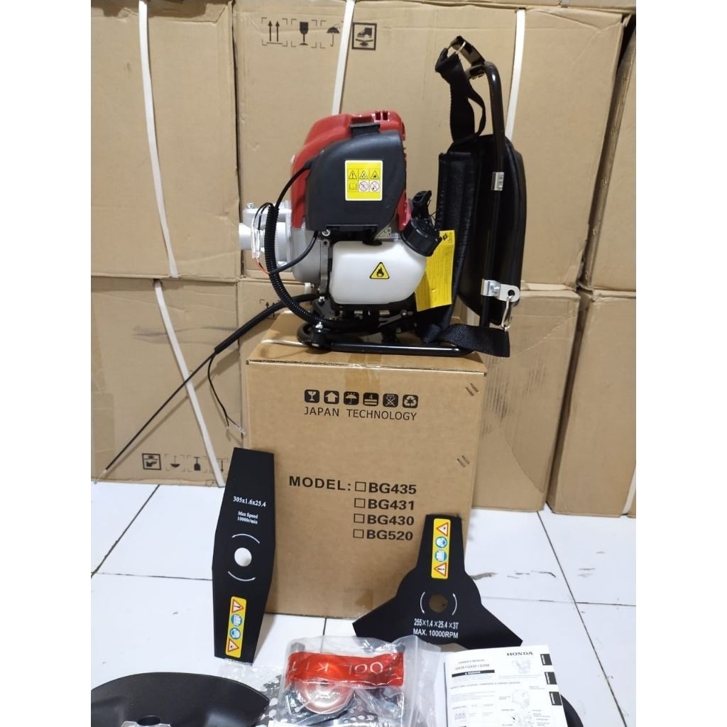 FULLSET MESIN Mesin Potong Pangkas Babat Rumput Pemotong Mesin Potong Rumput 4Tak Honda GX 35 Honda 
