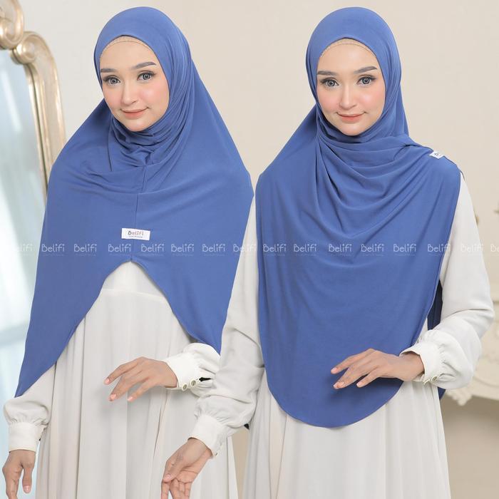 TREND FASHION_[ Mall ] BELIFI | Pashmina Instan Laffi Shireen Non Pet XL Jilbab Instan Syar'i Bahan 
