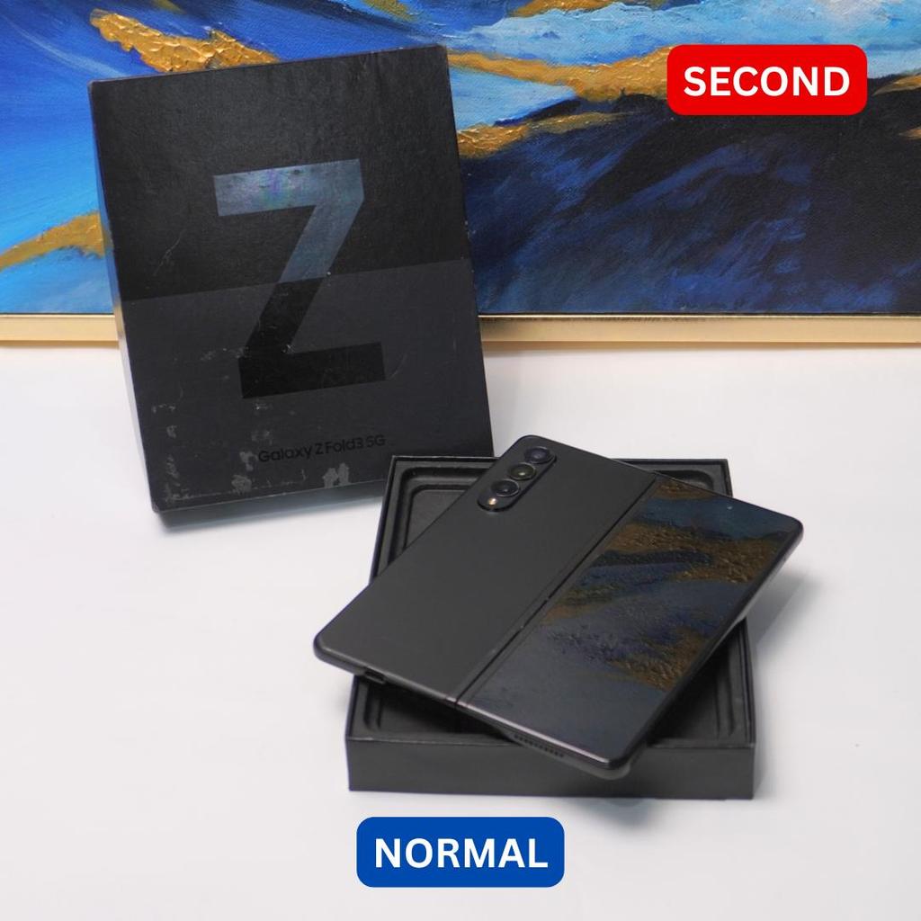 SAMSUNG Z FOLD 3 12/512 GB (5G) HP SECOND ORIGINAL SINAR MUTIARA CELL