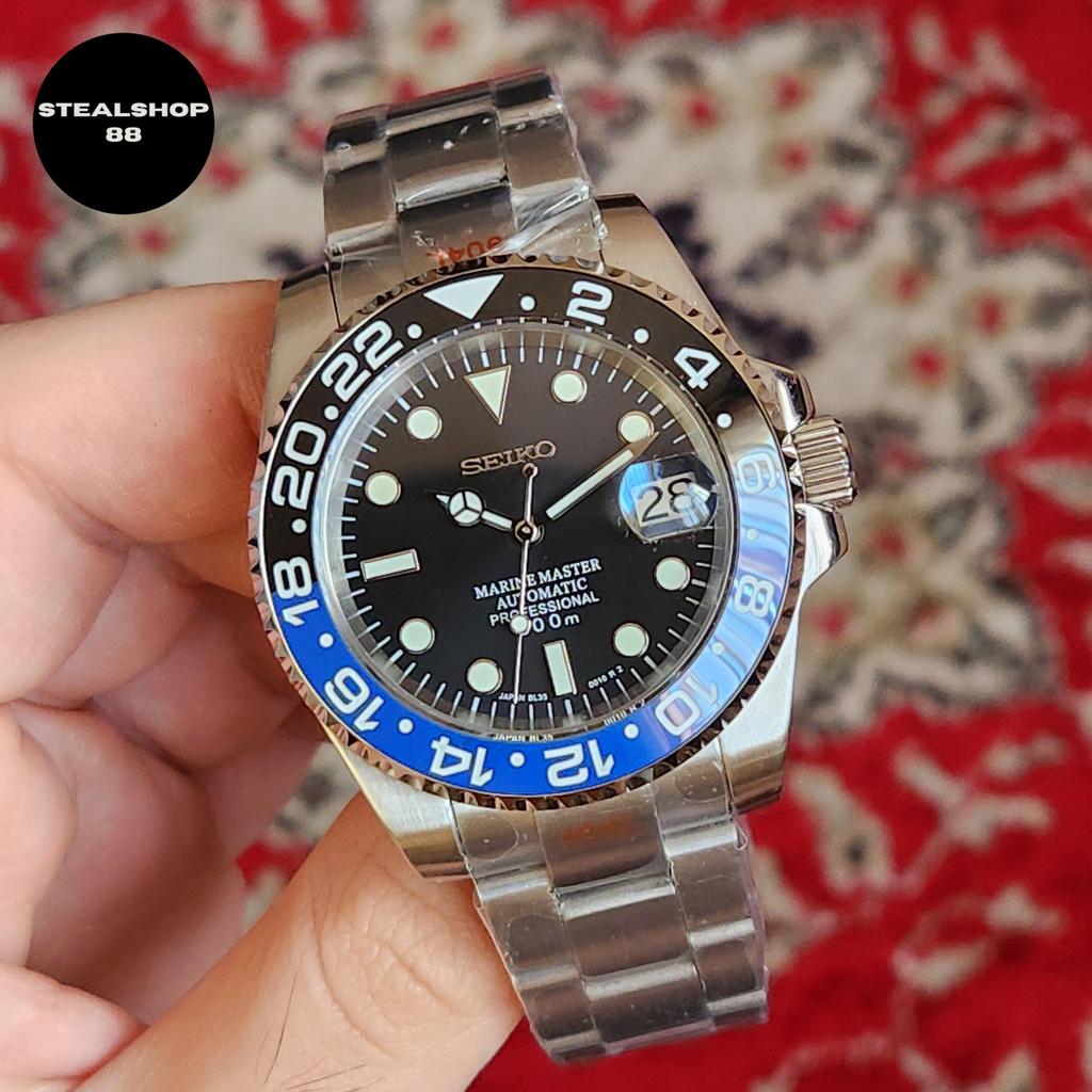 Seiko Submariner Batman  Sapphire NH35