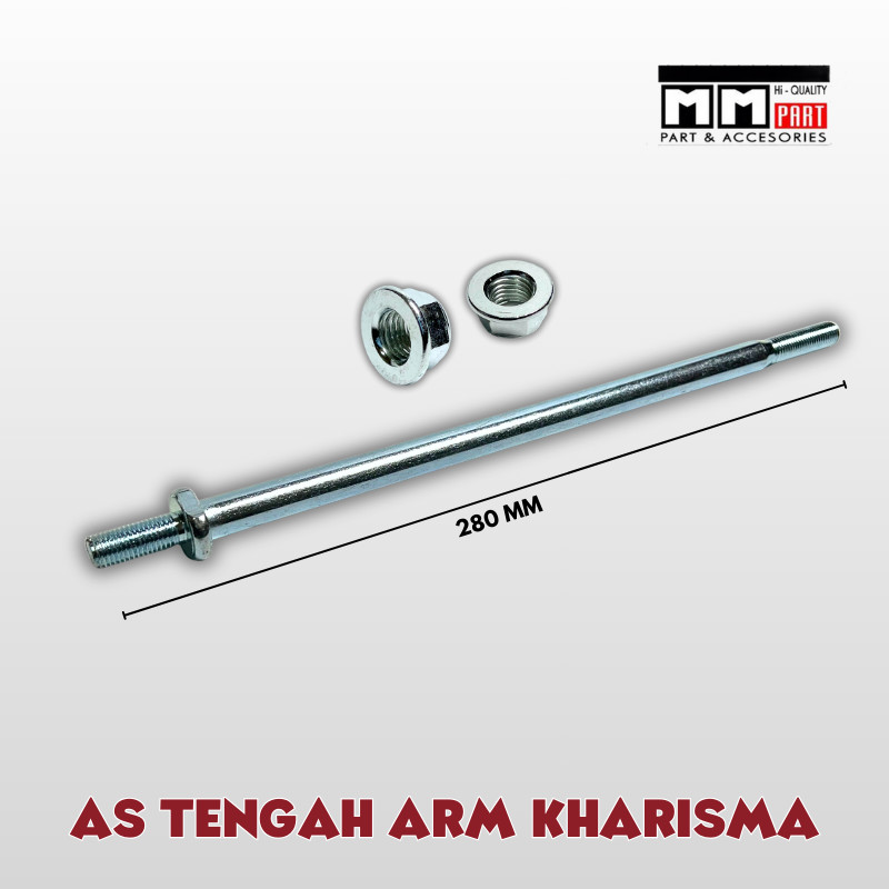 AS TENGAH ARM KHARISMA - AS SWING ARM FORK GARPU TENGAH SUPRA FIT NEW SUPRA X 125 REVO LAMA