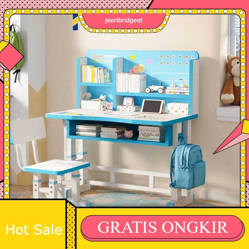 Meja Belajar Anak Set Kursi Meja Belajar Meja Belajar Anak Perempuan Meja Anak Aesthetic