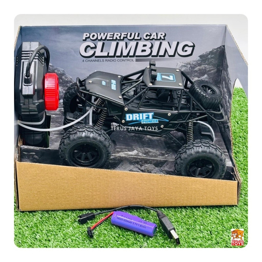 Mainan mobil remote kontrol jeep offroad batman charger - jeep remot mainan