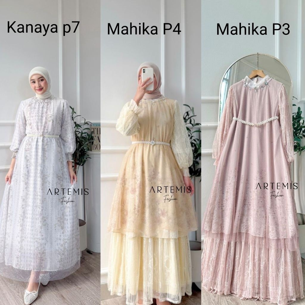 Gamis Wanita Anggun Dres Cewek Terbaru Daily Outfit Keren Cantik Syari Viral New Arrival Terlaris Fe