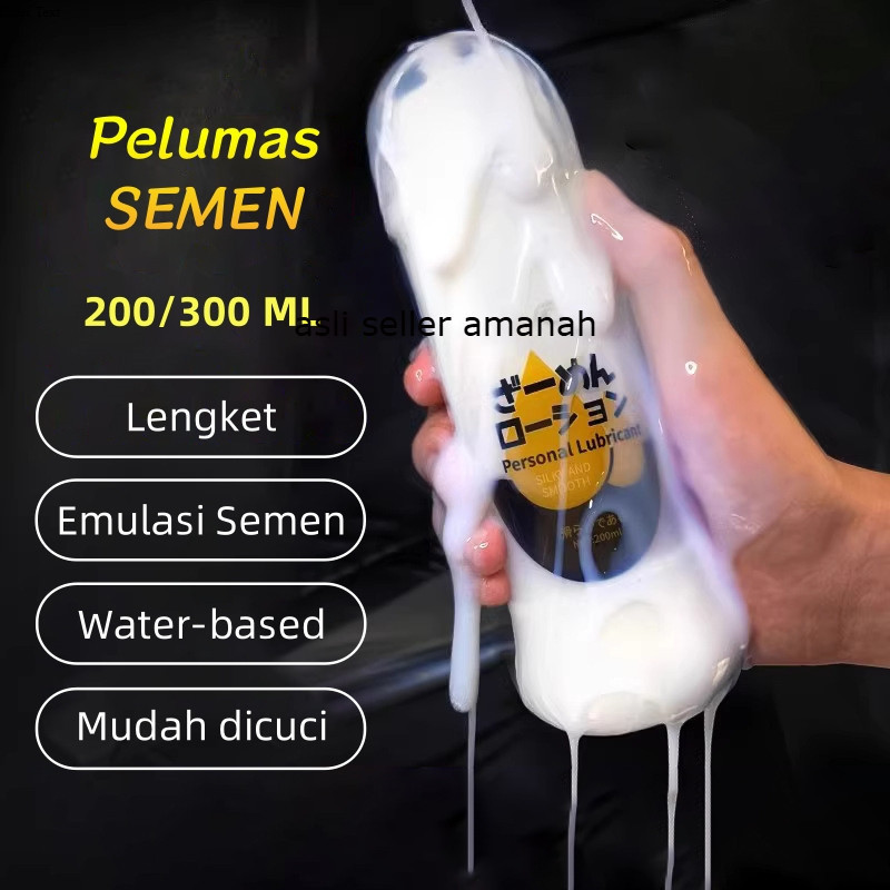 Kualitas terbaik Semen 200/300ml Pelumas Wanita Water Soluble Emulsi Air Mani lmitasi Pria (privasi 