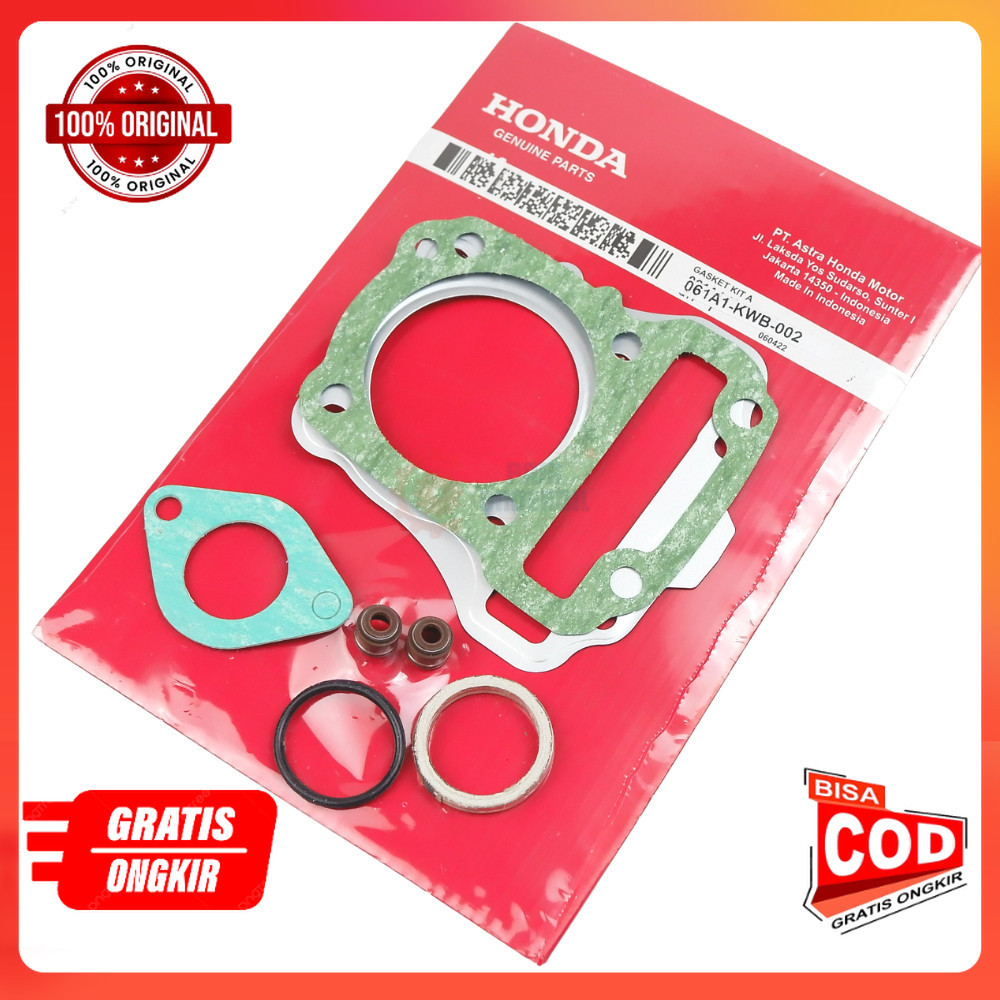 Top Set Paking Blok Mesin Honda Blade & Revo 110 KWB onderdil motor part Ori