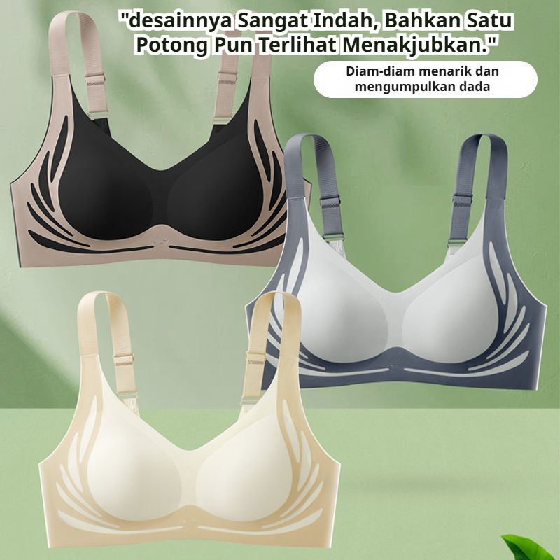 Kirim dalam 24 jam/[Payudara Tampil Lebih Ramping / Nyaman] Bra Payudara Besar/Bra Minimizer/Bra Nya