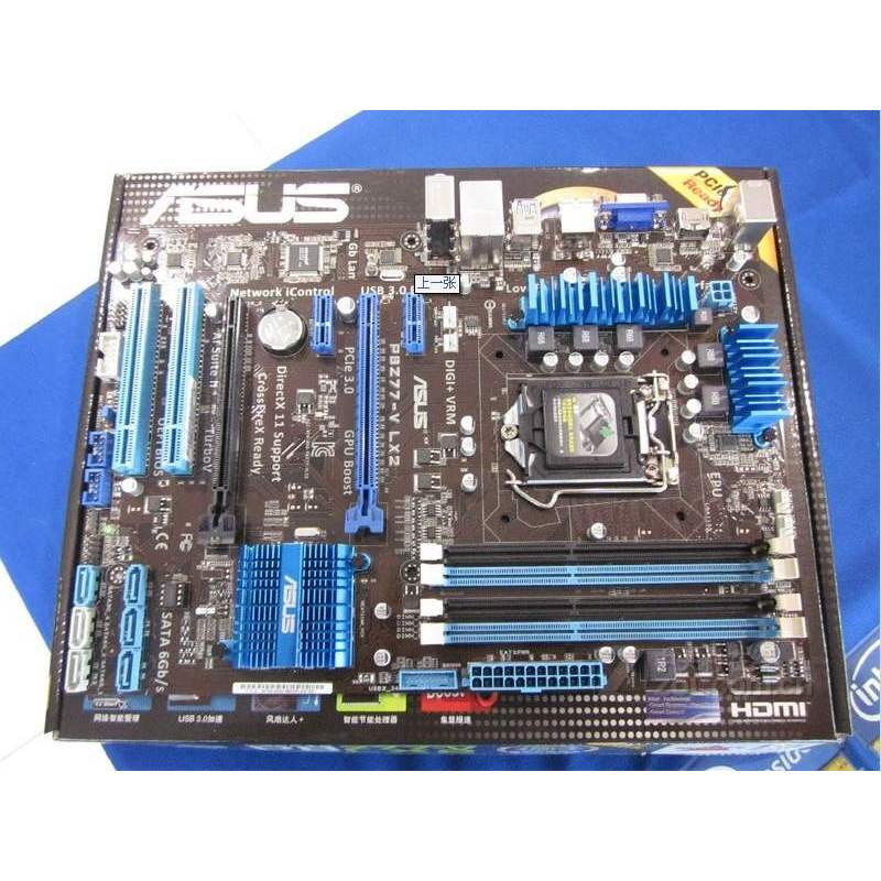 Asus P8Z77V LX2  Desktop Motherboard Z77 Socket LGA 1155 i3 i5 i7 DDR3 32G SATA3 USB30 ATX
