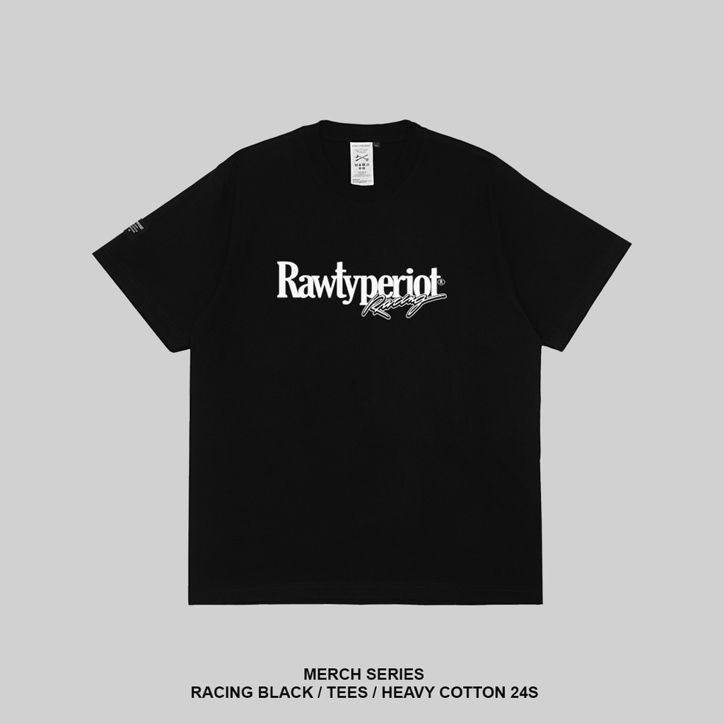 RAWTYPE RIOT Racing Tees - Black