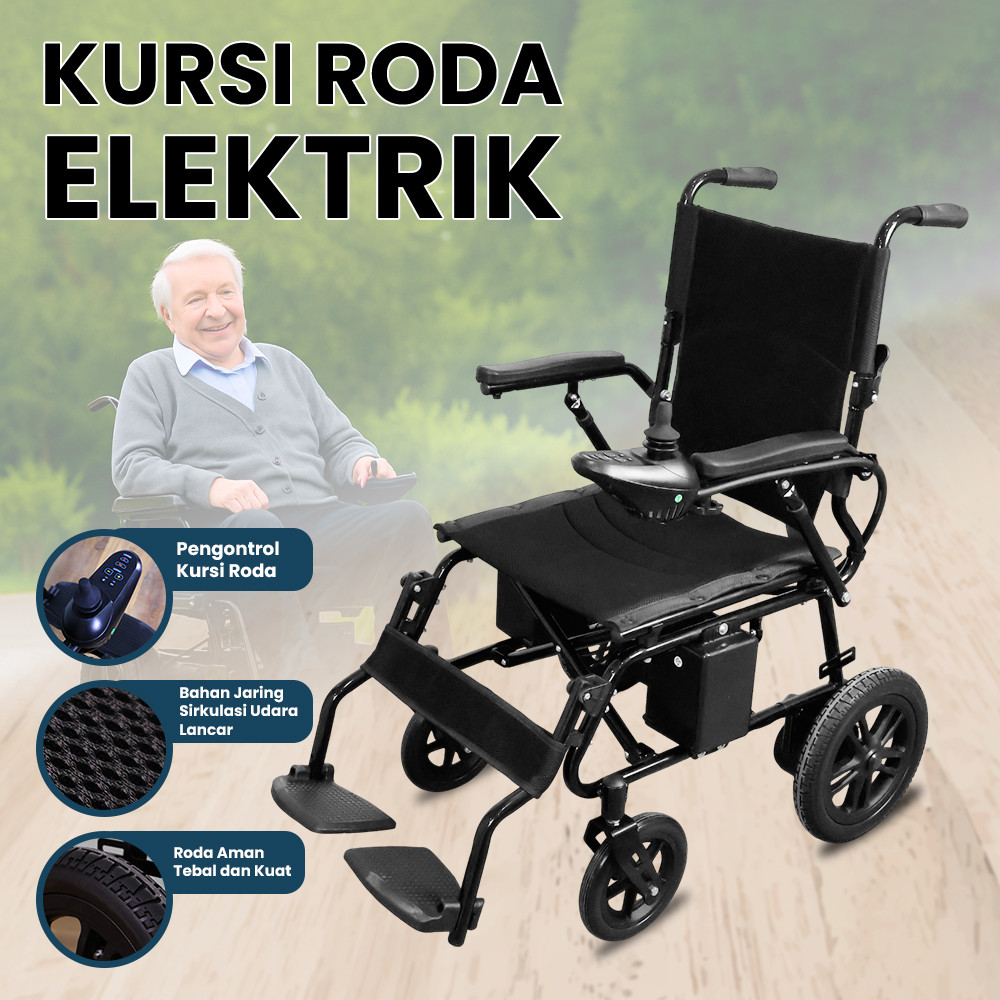 SH Kursi Roda Elektrik Traveling Kabin Pesawat