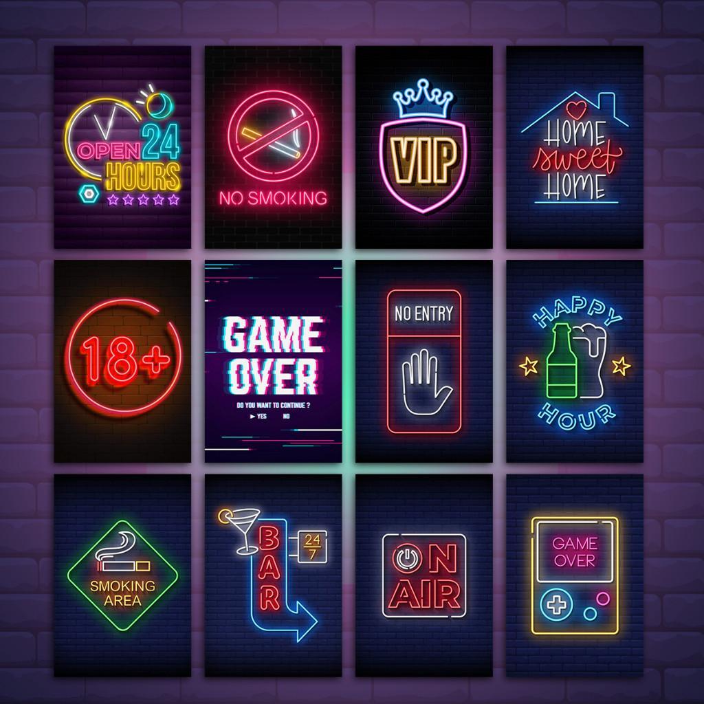 Wall Decor  Dekorasi Kamar MDF152  Dinding Neon Sign Aesthteic Hiasan Dinding Quotes san dinding aes