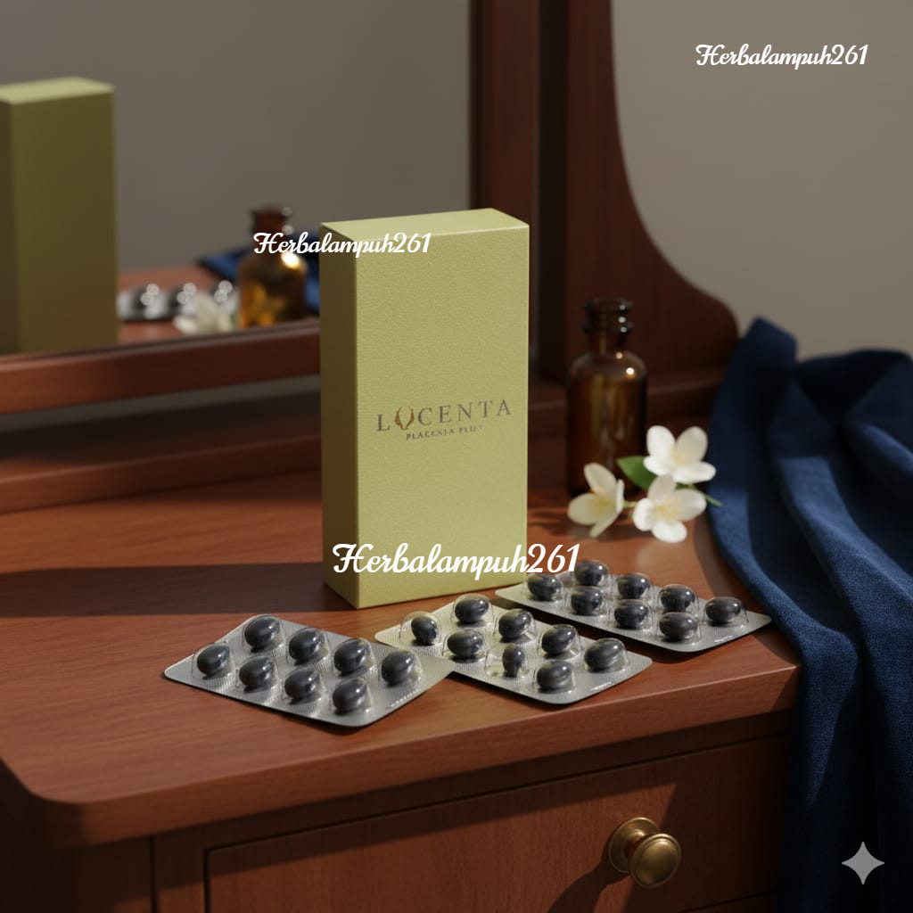 Lucenta Placenta Rusa Asli untuk kesehatan kulit dari dalam – 30 Kapsul – Import New Zealand