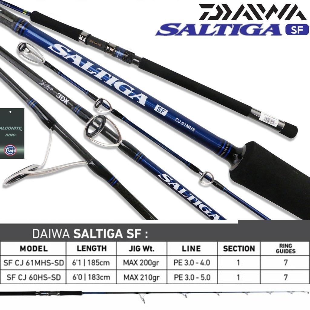 JORAN DAIWA SALTIGA SF CJ 60HS PE 3-5