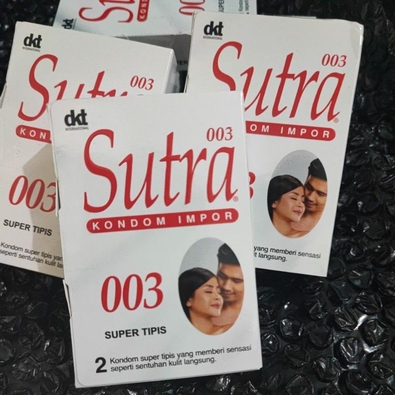 PROMO HARI INI STOK READY BANYAK Kondom Impor Kondom Sutra 003 Kondom Sutra Super Tipis ~BISA COD