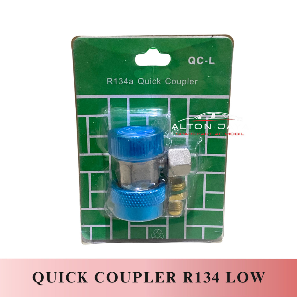 QUICK COUPLER R134 LOW QUICK COUPLER R134A NEPEL PUTAR KRAN BIRU LOW