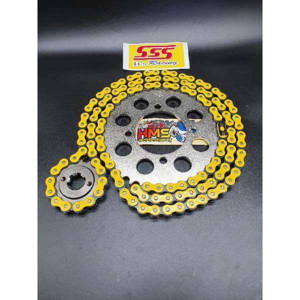 gear crf 150 set CRF 428 GEAR SET SSS CRF 150,1 SET GEAR SSS 100% ASLI GEAR SET SSS UKURAN 428, MURA
