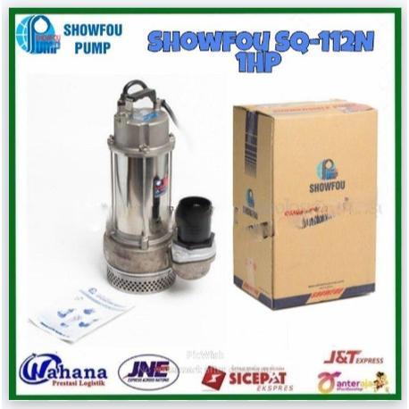 Pompa Celup Air Kotor Stainlees Steel Showfou SQ-112N 1HP Submersible