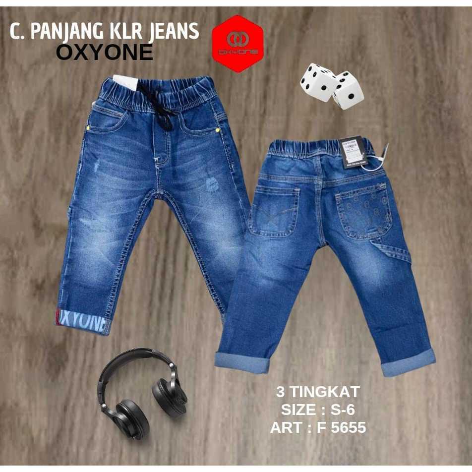 IB KIDS OXYONE F-5655 CELANA JEANS PANJANG ANAK COWOK PREMIUM 1-6 TAHUN