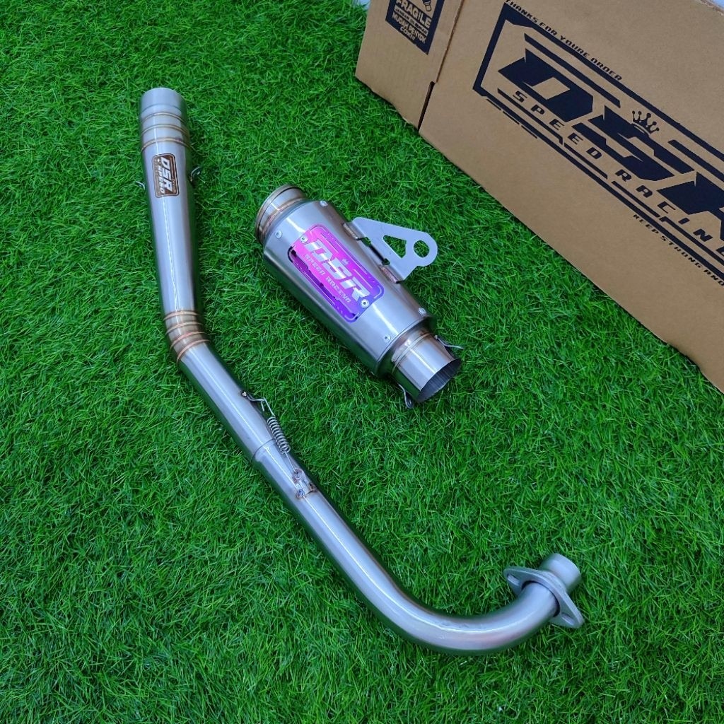 Knalpot GTX RBT Tipe MP1 v2 DSR pasang kolong JUPITER Z Z1 VEGA SMASH SHOGUN REVO SUPRA 125 DLL