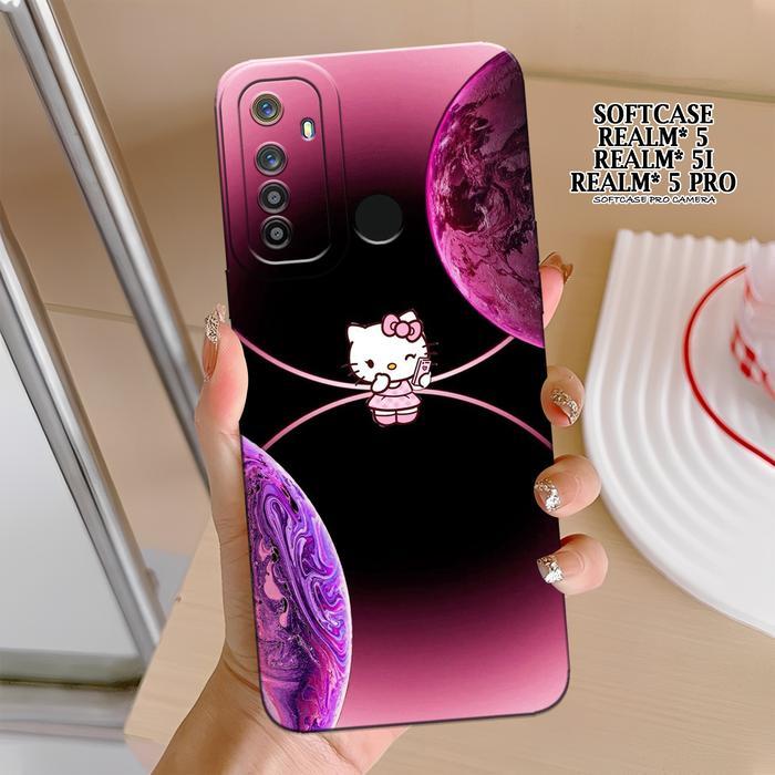 Case Realm* 5/5i/5 Pro Terbaru - Fashion Case Astronot - Casing Realm* 5/5i/5 Pro - Silikon Pro Came