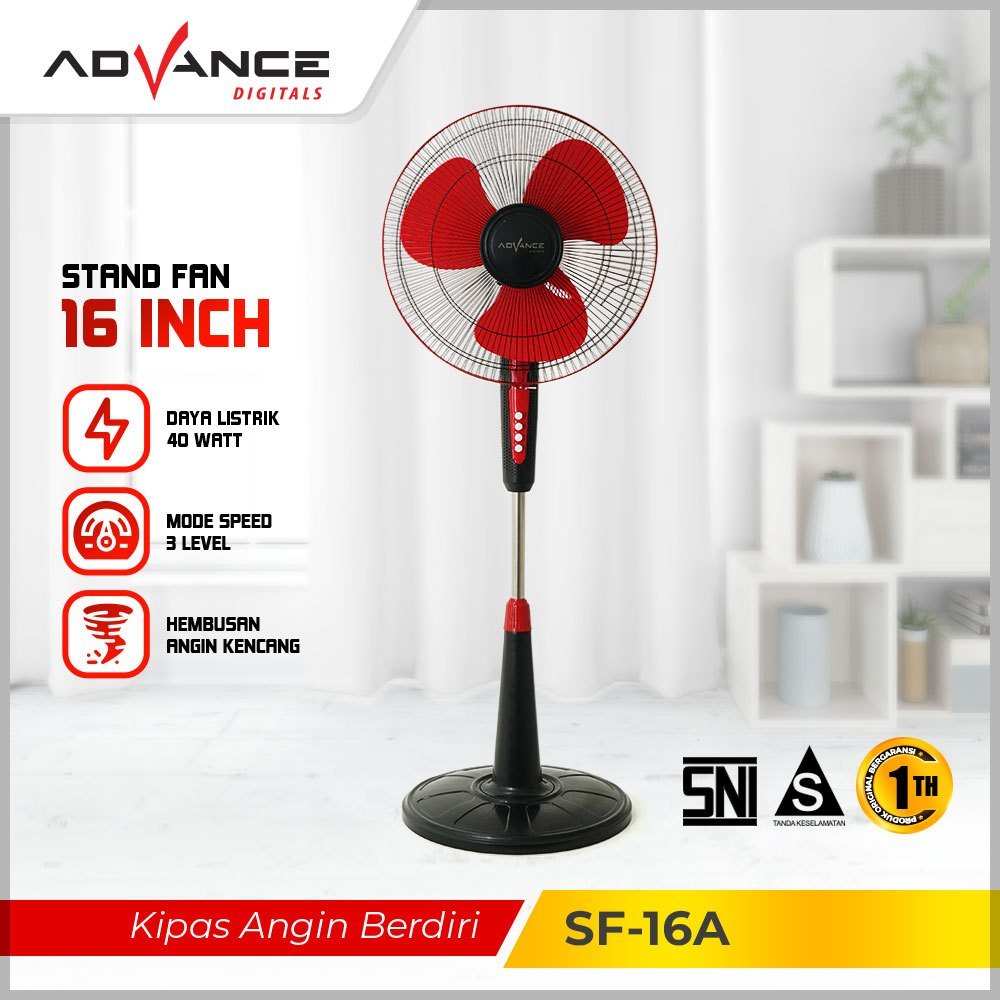 Advance Kipas Angin 16 Inch Sf-16A Kipas Angin Berdiri