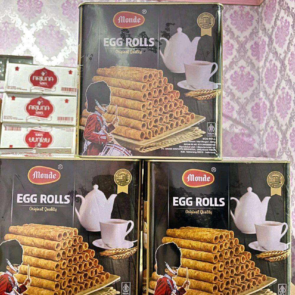 Monde Serena Egg Rolls Kaleng 600gr - Snack
