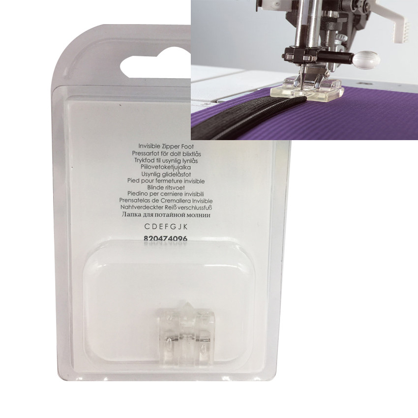 Pfaff Sewing Machines Invisible Zipper Foot, Pfaff #820474096