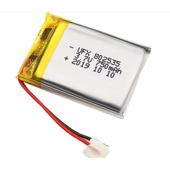 802535 Li ion 3.7v 750mAh Protection Baterai Charge Mp3 Mp4 GPS