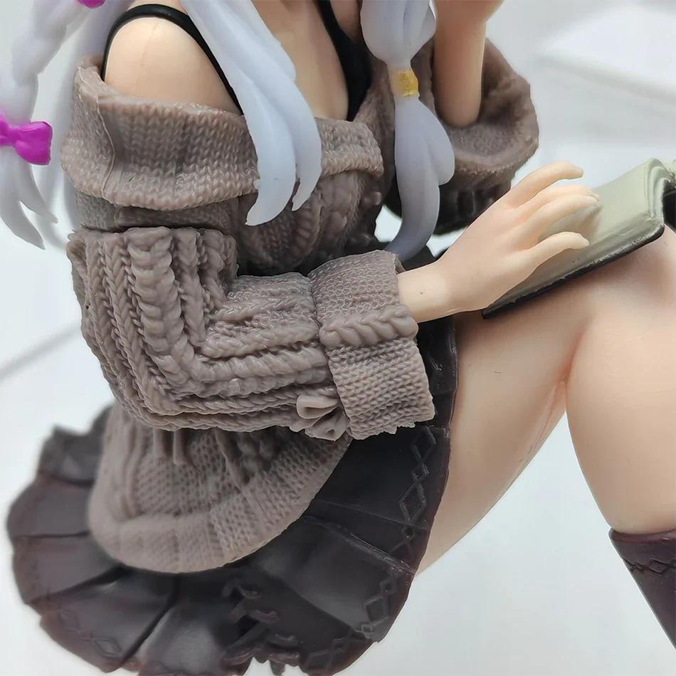 Elaina Knit Dress Sitting Posture Action Figure - PVC Model Toy Collection the Journey of Elaina
