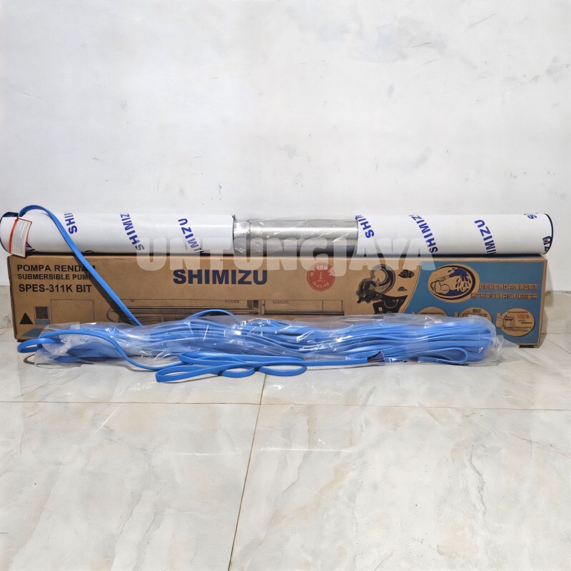 POMPA SHIMIZU SUBMERSIBLE PUMP SPES 311 KABEL 40 METER 1/2 HP / POMPA SATELIT SHIMIZU SPES 311 K40 1