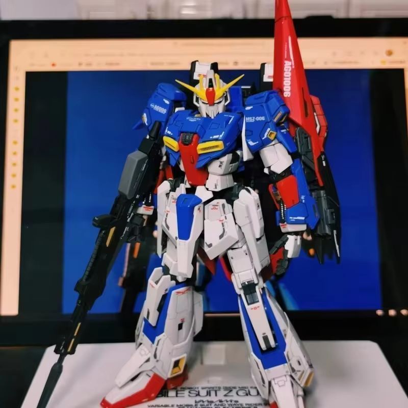 JMS HG 1/144 MSZ-006 ZETA Assemble The Model Kit Action Figure Robot Doll Kids Toy Desktop Decoratio