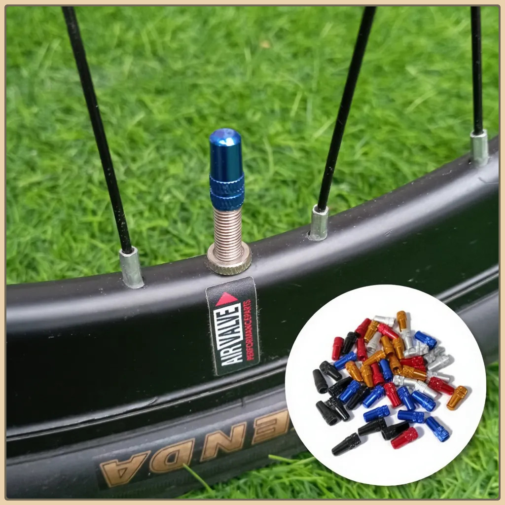 Tutup pentil presta ban sepeda bahan alloy - tutup pentil ban sepeda