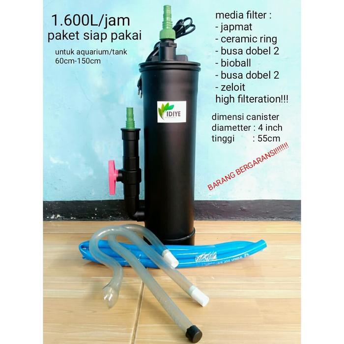 OCEANPALS filter canister diy/canister diy/canister 1600L/jam fullset