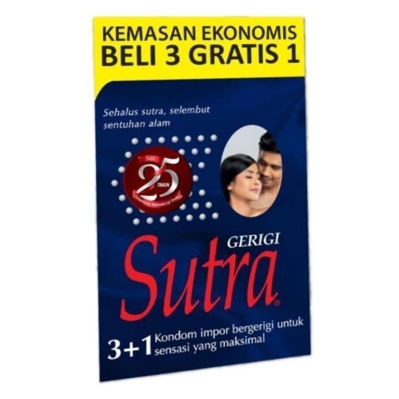 Terbaru PROMO- Kondom Sutra Gerigi Isi 3 - Bintil Bintil Terbaru Karet Latex Sekali Pakai original 1