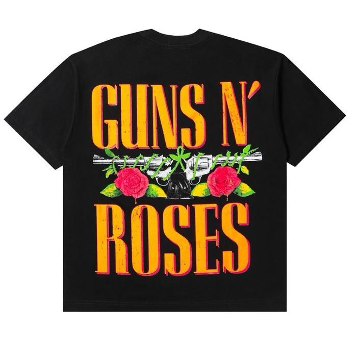(COD) T-Shirt Oversized Guns N Roses GNR 16S Heavy Cotton - GNR Black, M