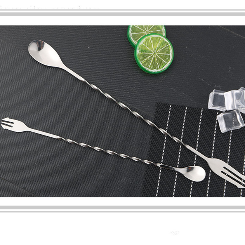 Sendok Panjang Untuk Gelas Tinggi Stainless Steel