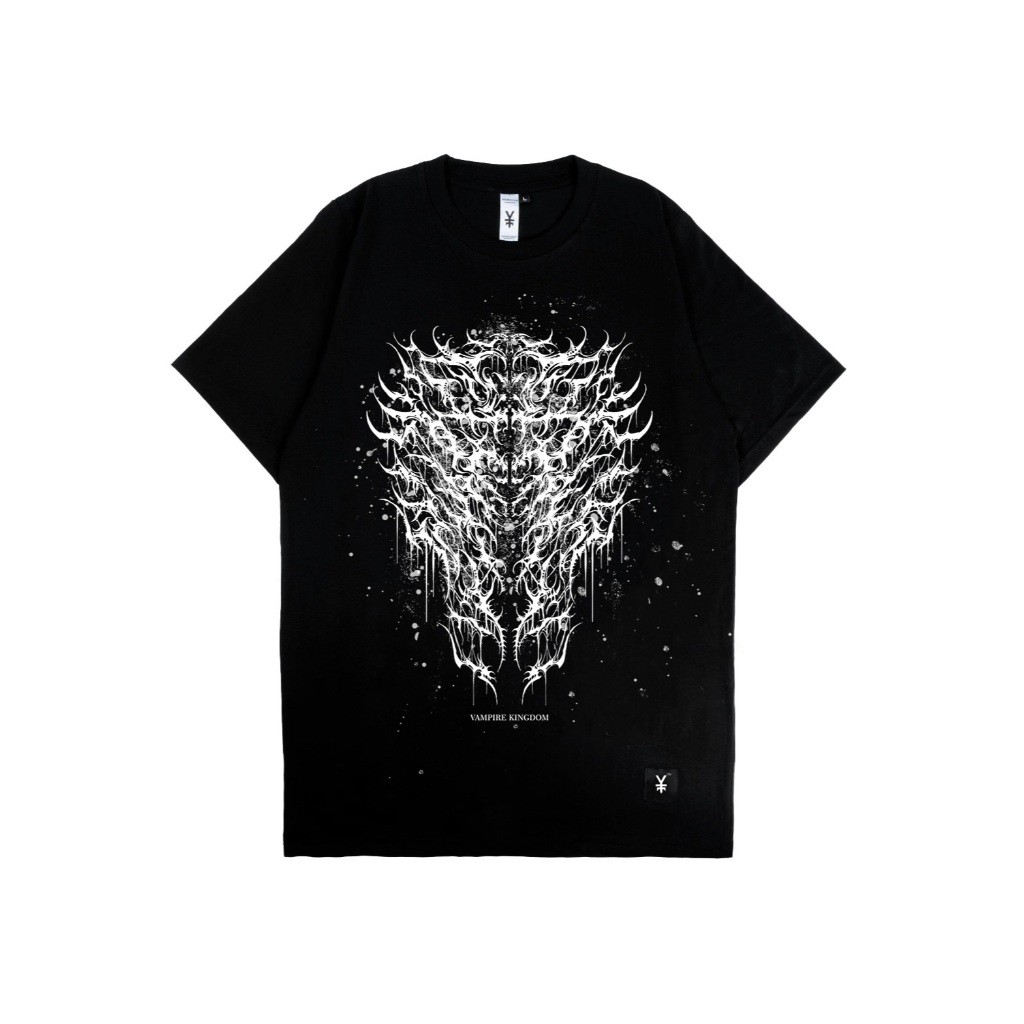 Vampire Kingdom T-shirt Skelevorn Hitam