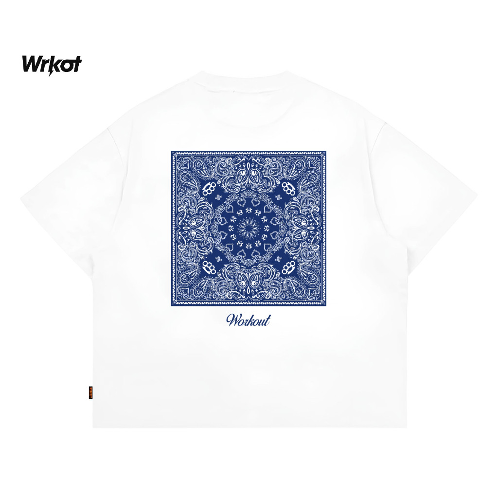 Workout Streetwear Kaos Baju Tshirt Boxy Oversize 20S Bandana