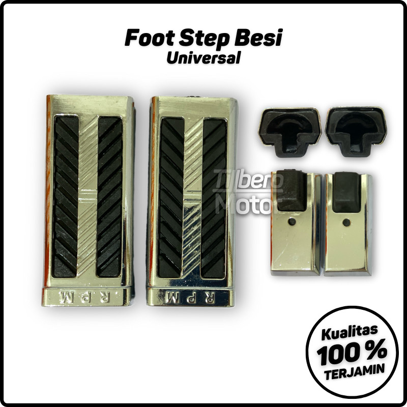 TERLARIS Foot Step Besi Depan Variasi Pedal Motor Universal