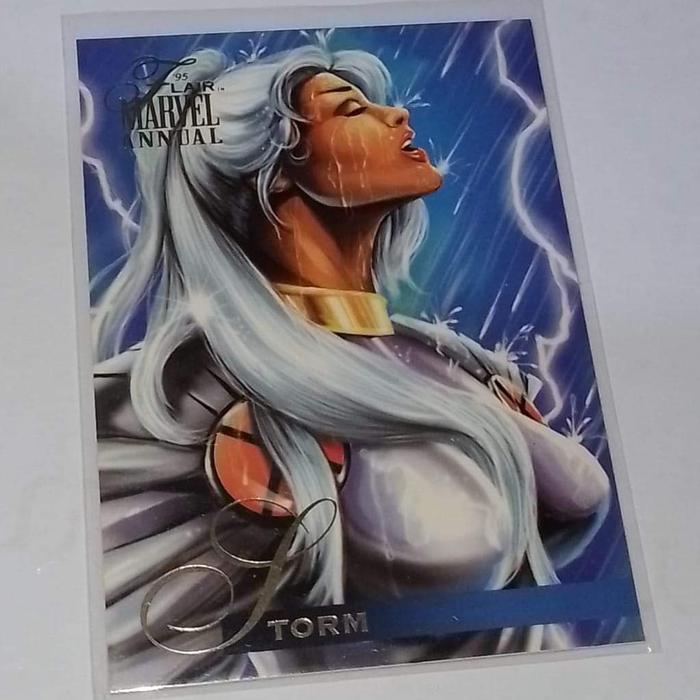 Kartu Marvel Flair Annual 1995 X-Men SI CANTIK STORM | SUPER RARE TaO 