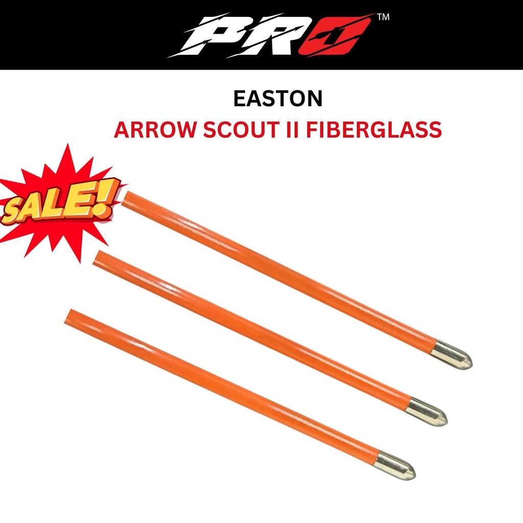 ARROW MURAH FIBERGLASS SCOUT II EASTON | ANAK PANAH MURAH FIBER GLASS PEMULA | BUSUR ANAK ALAT PANAH