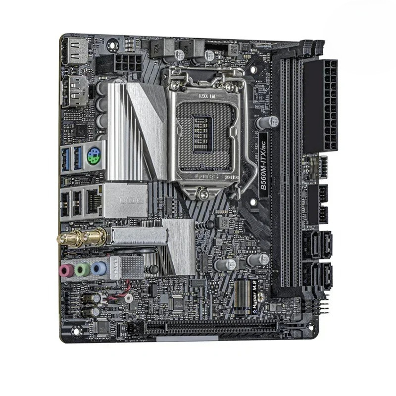 For ASROCK B560MITXAC Motherboard 64GB HDMI PCIE40 M2 LGA 1200 DDR4 MiniITX B560 Mainboard 100% Test