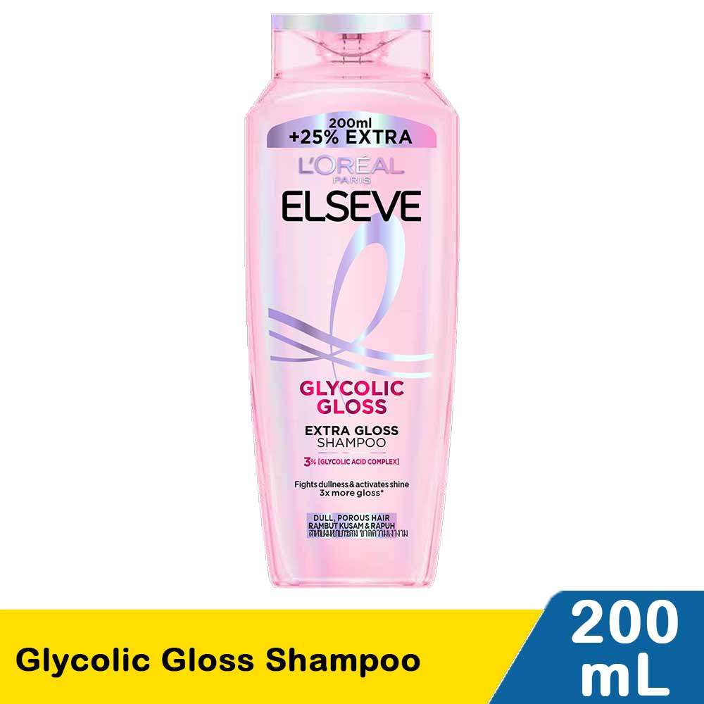 L'OREAL GLYCOLIC GLOSS SHAMPOO  200ml