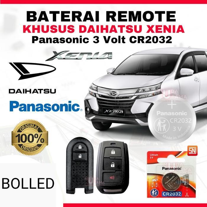 Bolled Baterai Remote DAIHATSU ALL NEW XENIA - ORIGINAL PANASONIC CR2032 | Battery Remote DAIHATSU X