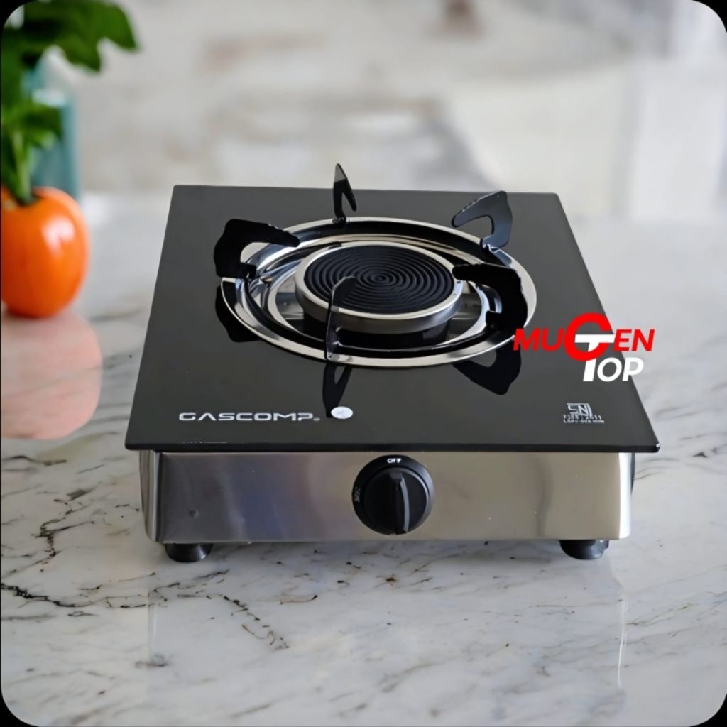 PROMOKompor 1 Tungku Kaca Bara / Kompor Kaca 1 Tungku BaraREADY